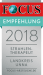 Focus Empfehlung 2018 - Strahlentherapeut Unna