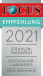Focus Empfehlung 2021 - Strahlentherapeut Hochsauerlandkreis